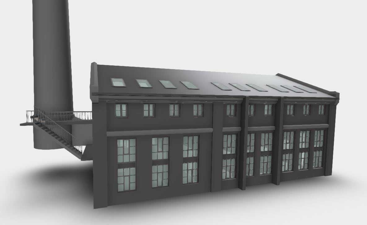 detailed illustration of a project using terrain modelling