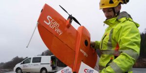 Drone service offered using one of the best Fixedwing drones in the industry, the Wingtra